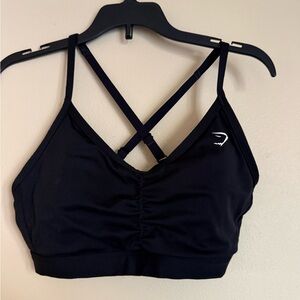 Gymshark Black Strappy Sports Bralette - Women Intimates & Sleepwear